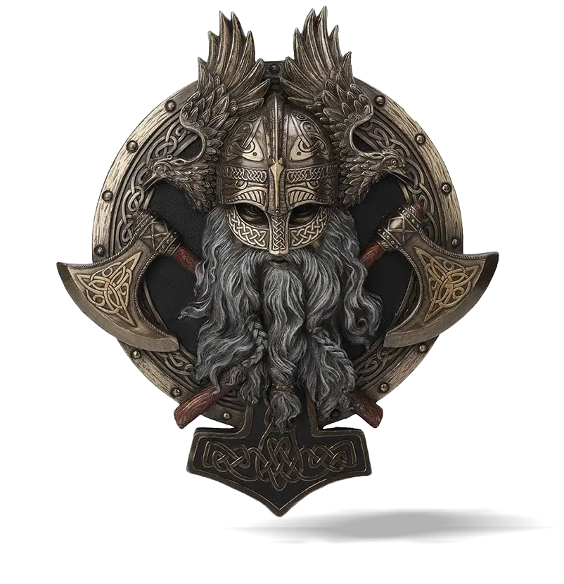 Veronese Design Viking Duvar Plakası Valhalla